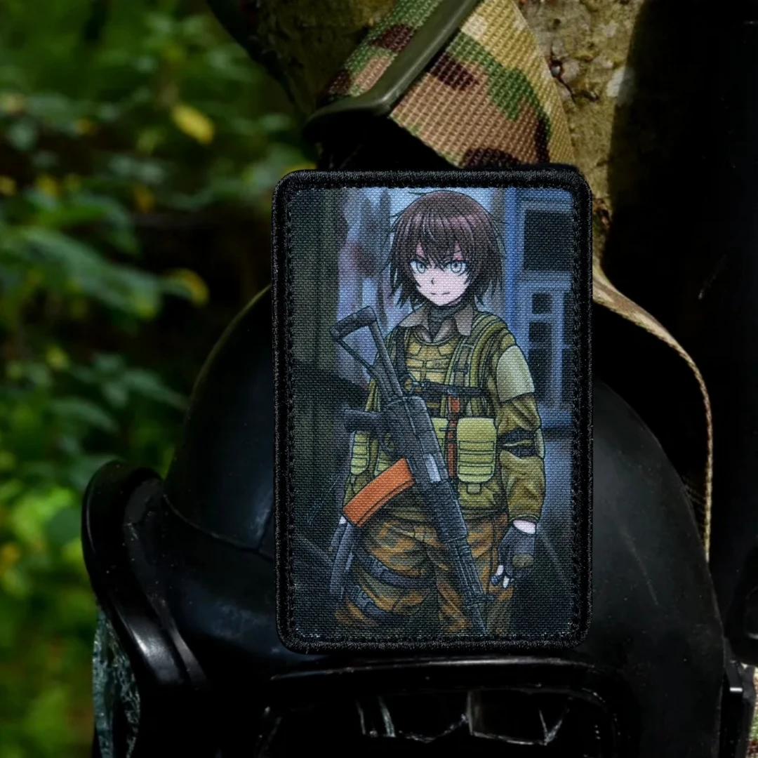 Parche táctico AEK-971 con hebilla de nailon, insignia de moral, parches para niño para ropa, brazalete del ejército militar, mochila, pegatina impresa - imagen 4