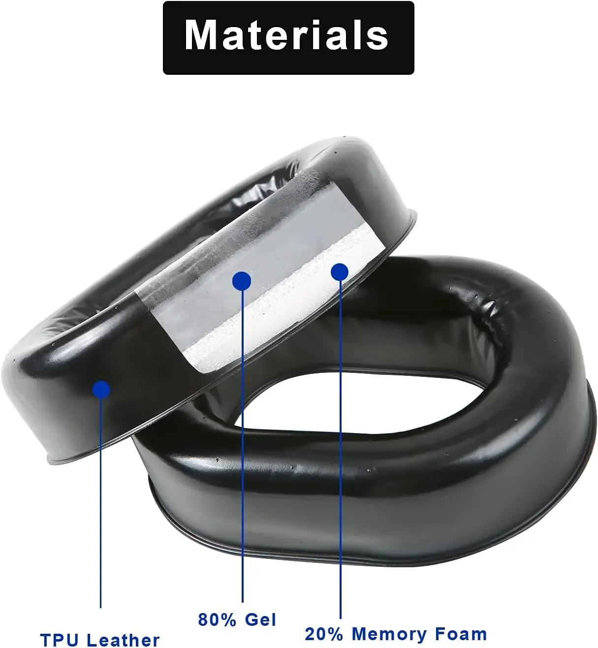 Almohadillas de alta calidad para auriculares David Clark H10 Series, ATH-50x, resistente, Faro, ASA Telex 25xt Pilot Aviation - imagen 2