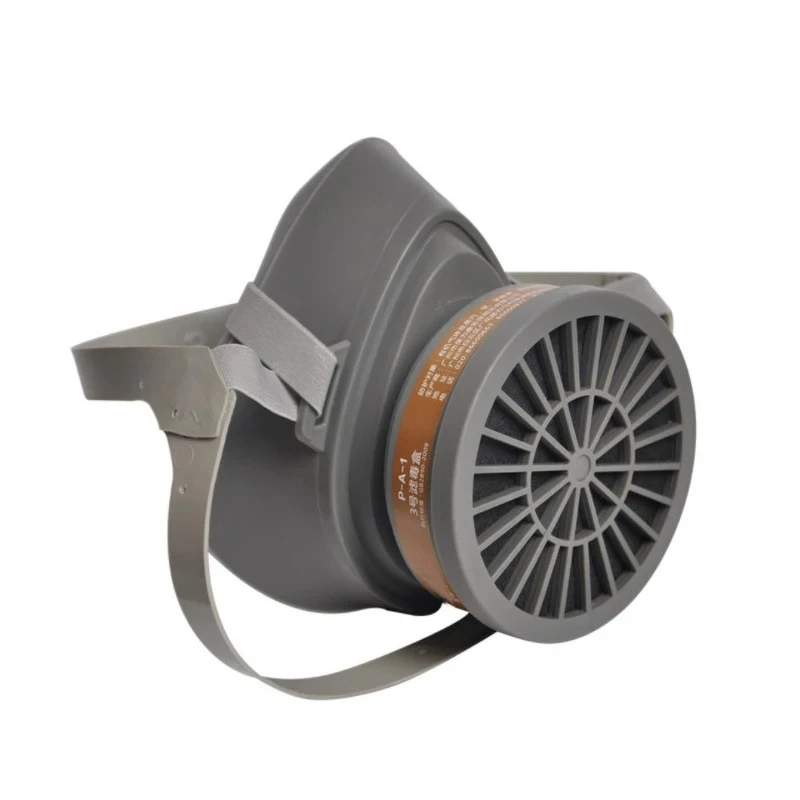 Máscara de humo con filtro de carbón activado, protección contra el polvo, Pintura, productos químicos, gases tóxicos - imagen 3