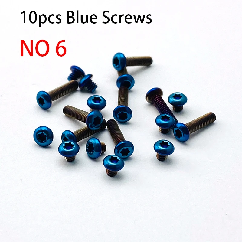 10pcs NO6 Blue