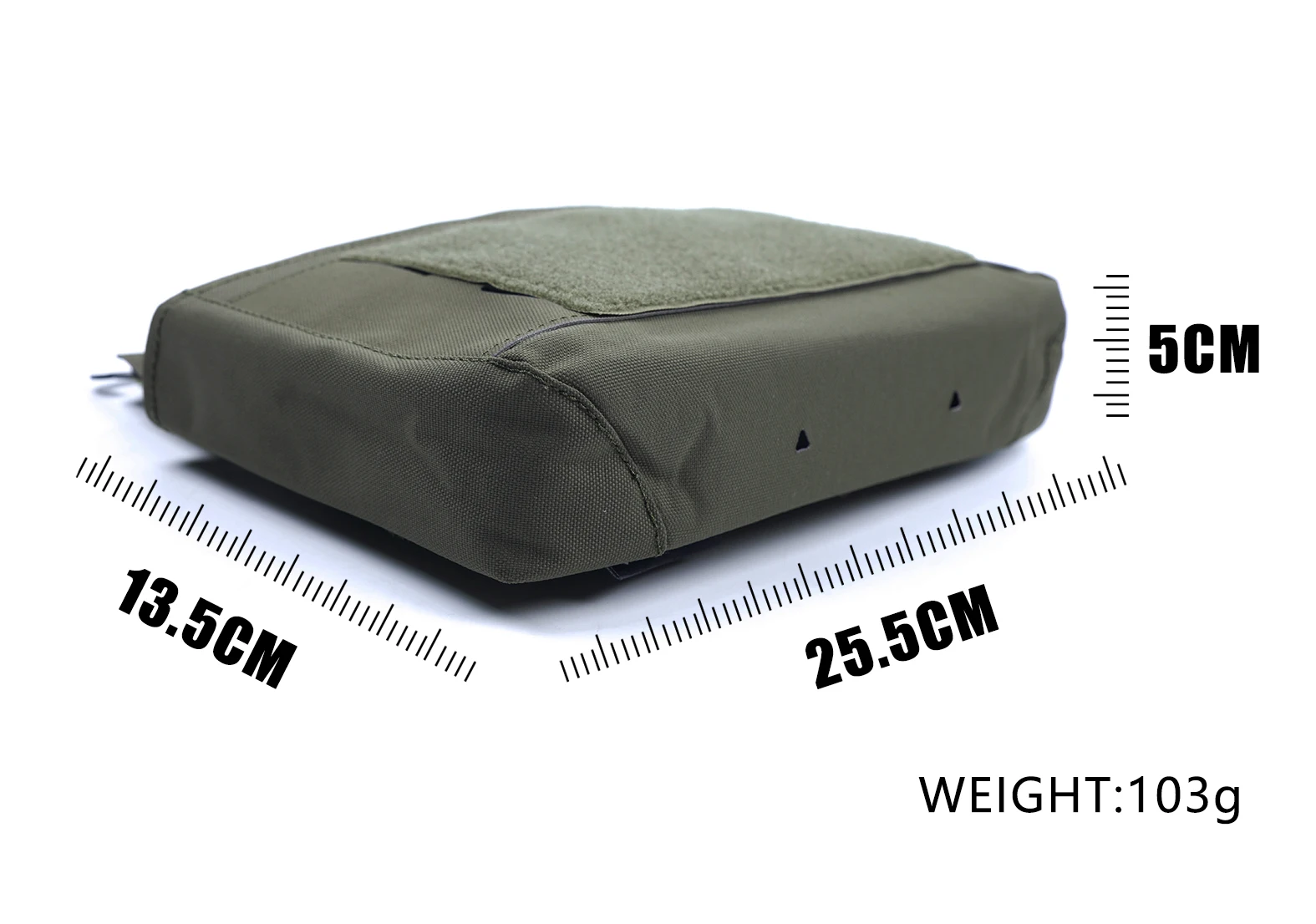 Bolsa táctica Dope, equipo de equipo Airsoft Ghook, solapa frontal Fcpc v5 Fcsk Molle, portador de placa, Concepts de Ferro - imagen 5