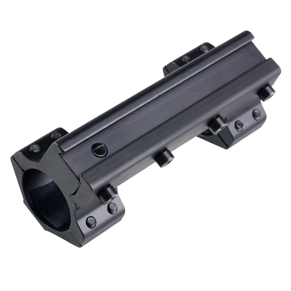 Abrazadera de montaje de anillo de 25,4mm para mira telescópica táctica, Base de perfil alto y bajo, abrazadera de montaje de Rifle de súper precisión para montaje en riel de 11mm - imagen 3