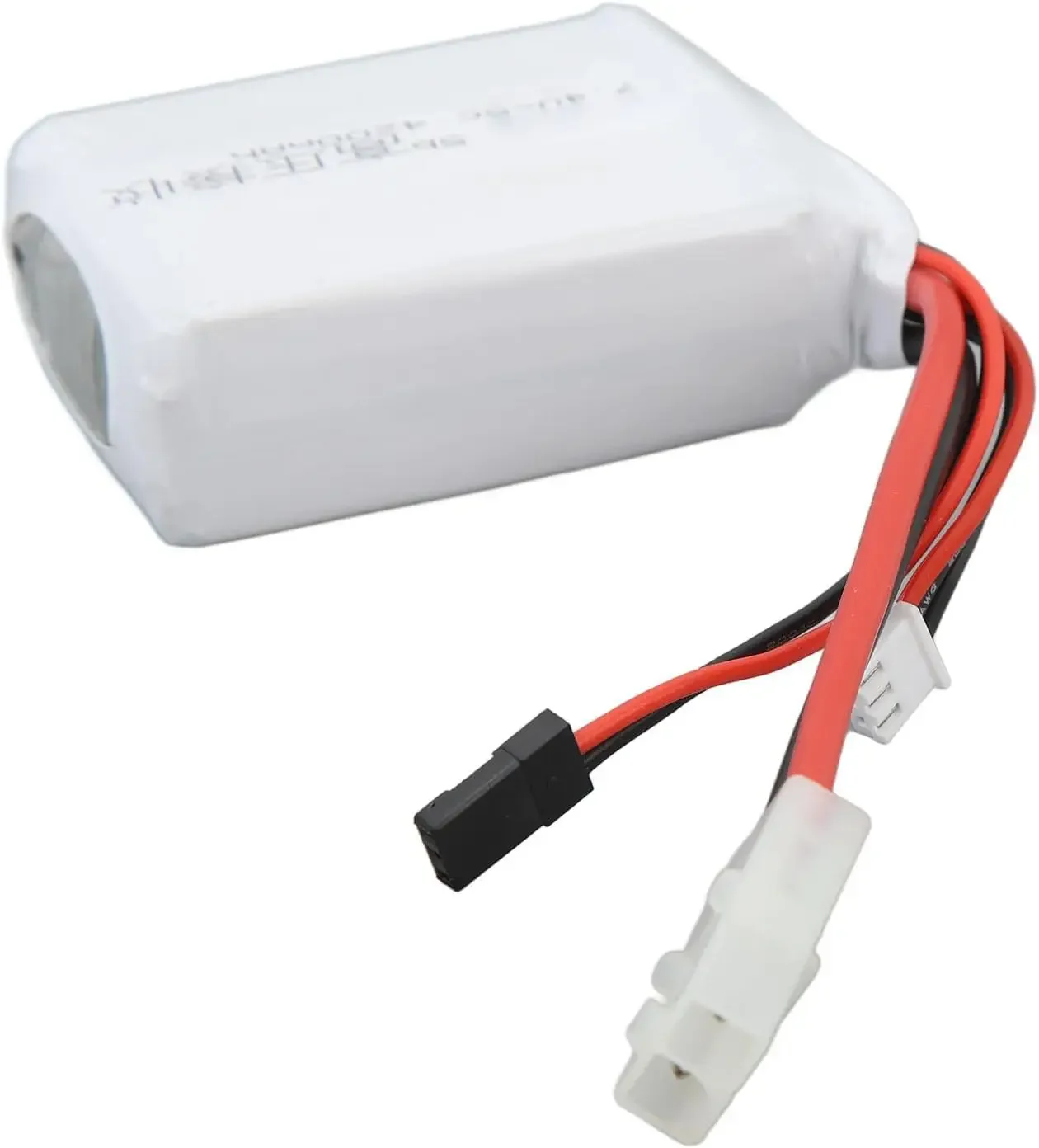 Receptor de alto voltaje de 7,4 V y 4200mAh, batería Lipo, enchufe Tamiya para ELK-RACING baja 5B 5t 5sc, accesorio de modelo de coche RC - imagen 3