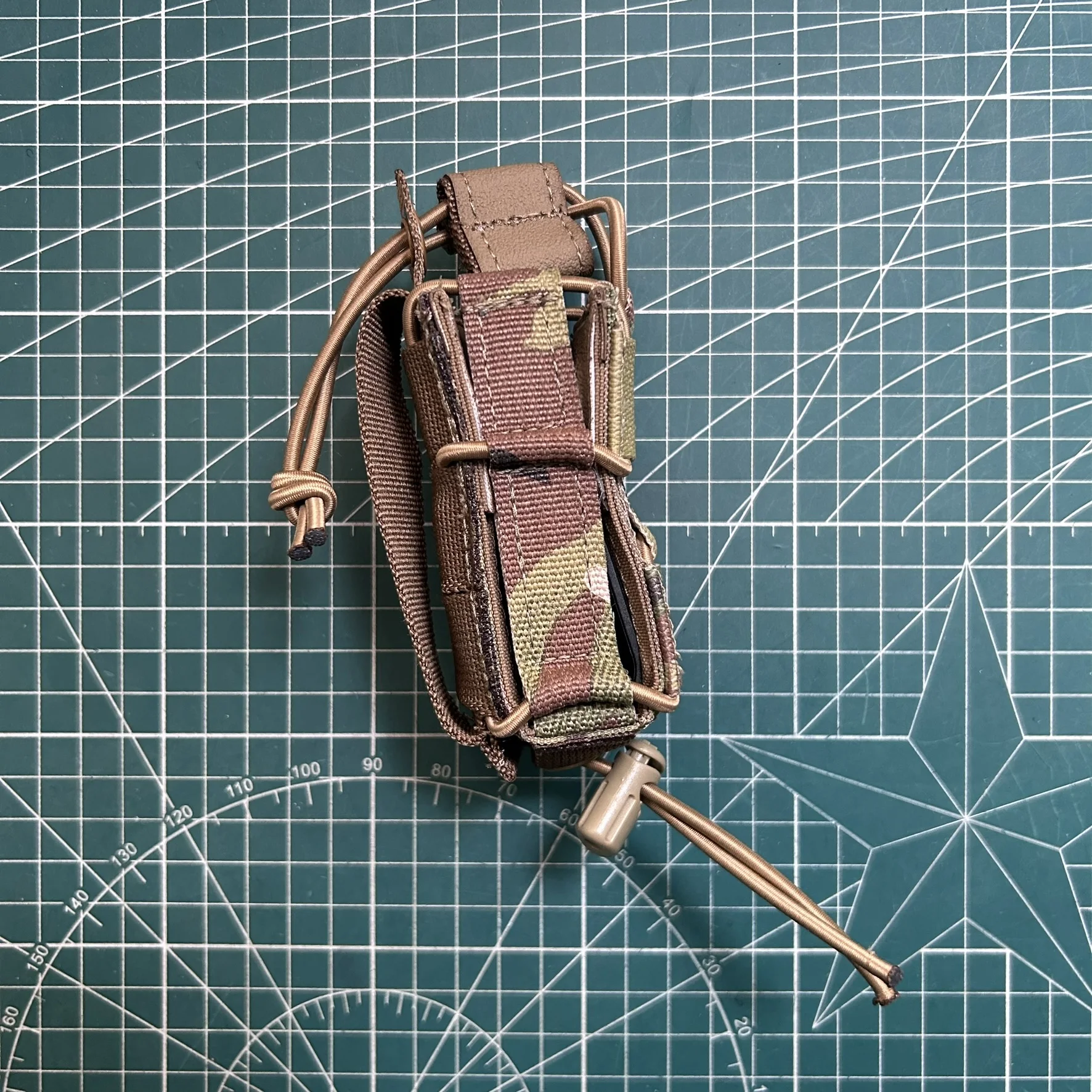 Bolsa para revistas expandible elástica individual de 9 mm - Funda táctica ajustable para pistola - imagen 4