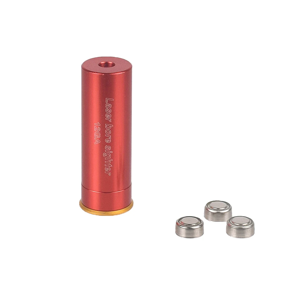 Entrenamiento táctico de mira láser de calibre 12, calibre 177 9mm, pistola láser de caza tipo bala 12GA 20GA.223.308 7,62x39 Boresighter - imagen 4