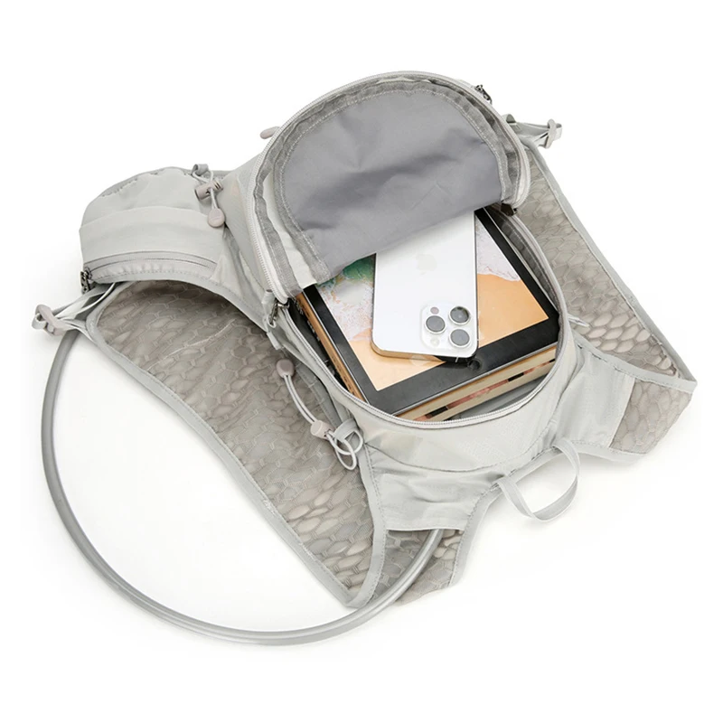Chaleco para correr, mochila hidratante para ciclismo, mochila ultraligera para senderismo al aire libre, bolsa de agua para maratón, bolsa deportiva, mochila de almacenamiento para trotar - imagen 4