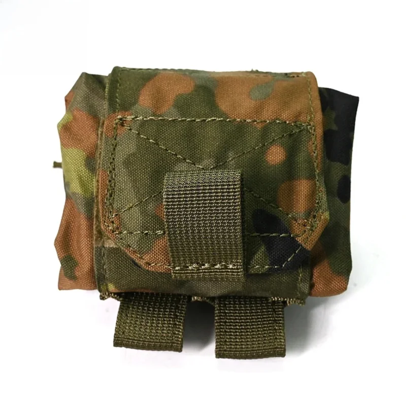 Bolsa de almacenamiento táctica plegable de nailon resistente al agua 500D para artículos varios, esencial para acampar y cazar - imagen 5