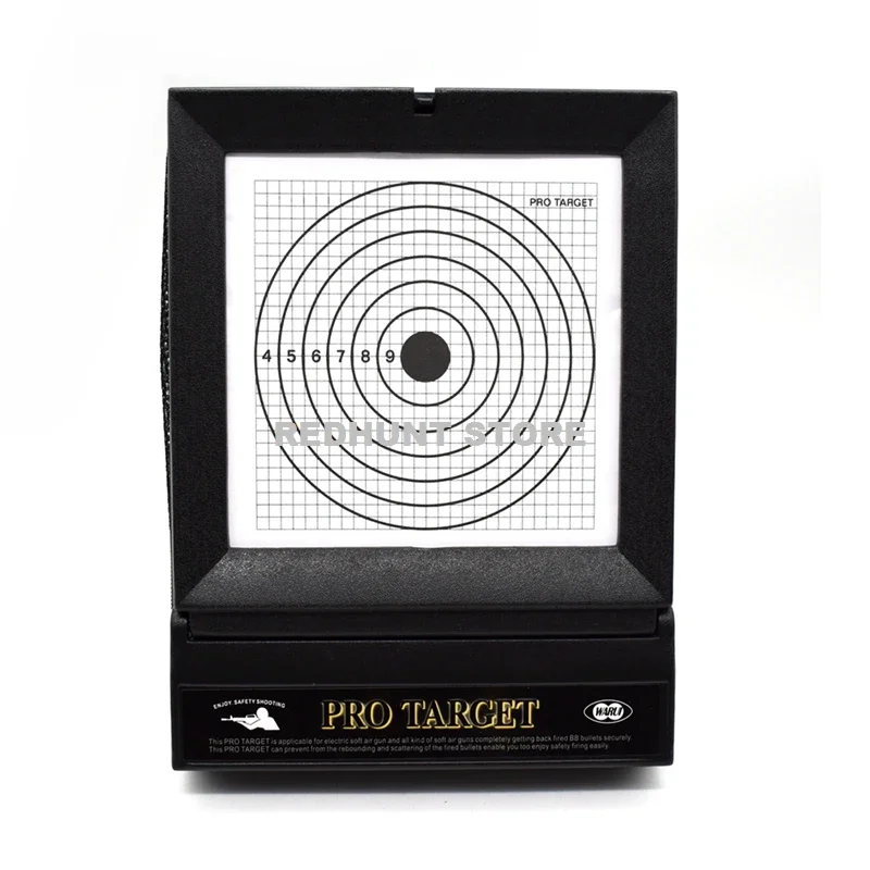 Alcance de tiro, pistolas BB y pellets con trampa, receptor de red, rangos al aire libre, reinicio de objetivo de malla para caza