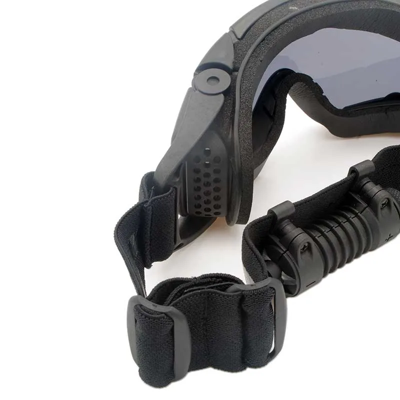 Versión del ventilador del refrigerador Gafas de protección tácticas FMA al aire libre negras Gafas balísticas SI - imagen 5