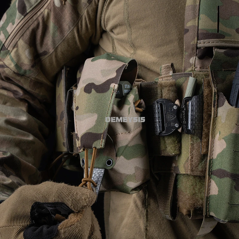 Bolsas MOLLE de cintura táctica para exteriores, herramientas para acampar y senderismo, bolsillo para Airsoft, tiro, caza, Radio, bolsa Molle, cinturón, riñonera - imagen 4