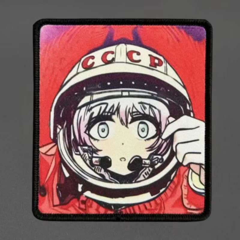 Parche táctico velcro chica anime para chaleco y mochila - imagen 5
