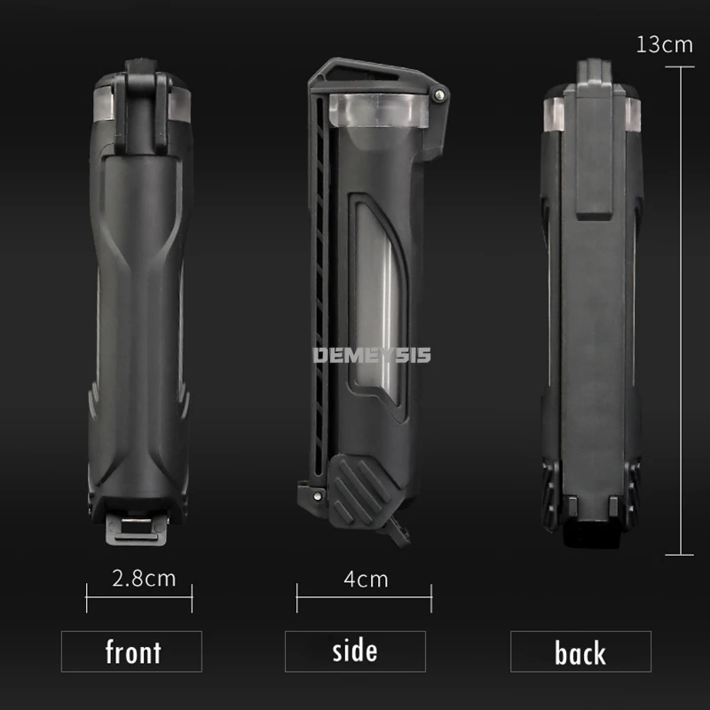 Caja de almacenamiento de batería táctica, resistente al agua, para caza, tiro, Airsoft, estuche de almacenamiento de batería para baterías CR123/AA/AA - imagen 4