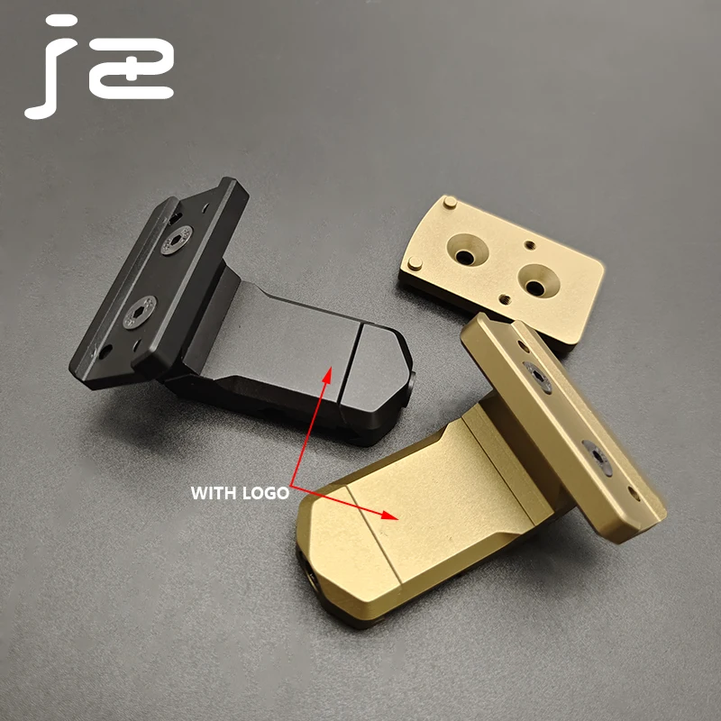 Soporte óptico compensado táctico de 45 grados, mira de punto rojo, Base elevadora rápida para accesorios de caza RM SRO Airsoft - imagen 2