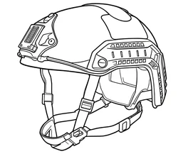 Casco táctico FMA FAST Bump para airsoft y outdoor, protección