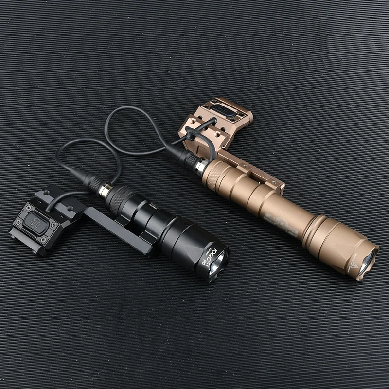 M600C M300A linterna de metal de alta luminosidad de instalación base de Fondo caliente, adecuado para 20mm de gas riel suave accesorios, SF, M300A,M600C - imagen 4