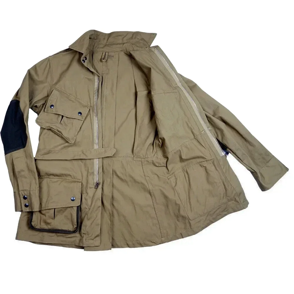 Chaqueta de uniforme WW2 M42, abrigo de soldado de paracaidista, chaqueta para exteriores, uniforme de entrenamiento Retro WW2 de EE. UU. para hombres, chaqueta M42 - imagen 3