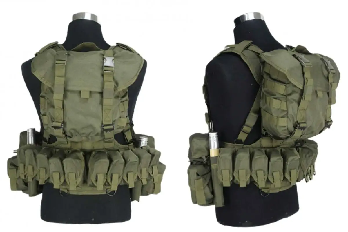 Chaleco Táctico Smersh Equipo Combate PKM SVD AKB MOX - imagen 5