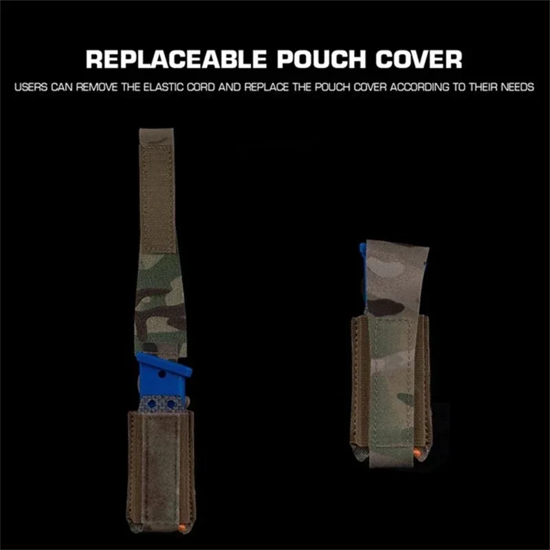 ERQYGRA táctico multifunción 9mm bolsa individual Mag Molle caza revista Paintball accesorios deportes CS equipo de tiro - imagen 5