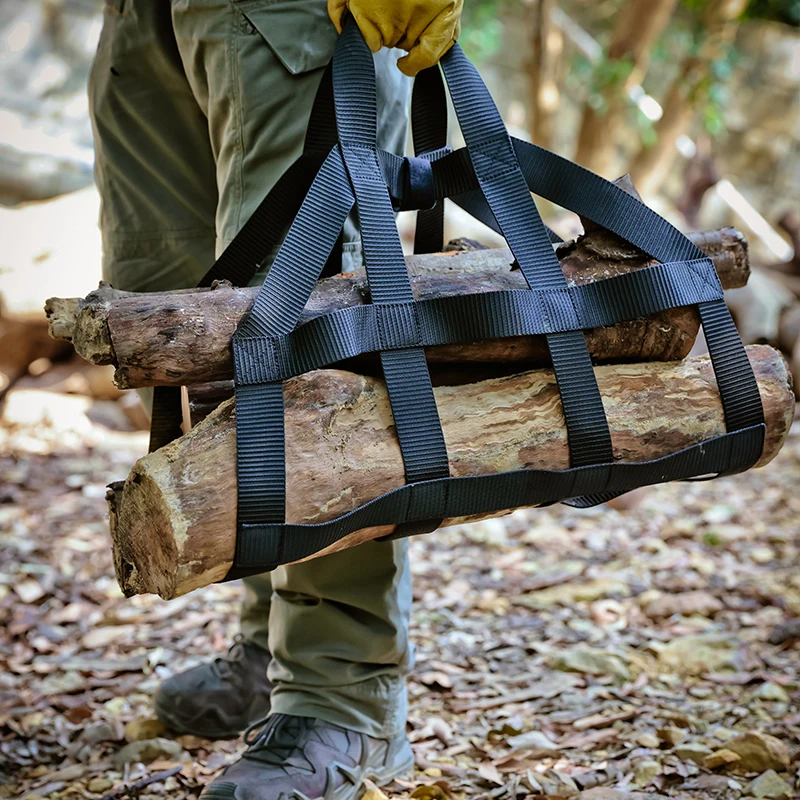 Portador de leña MAUHOSO, portador de leña resistente para leña, portador de leña para leña - imagen 3