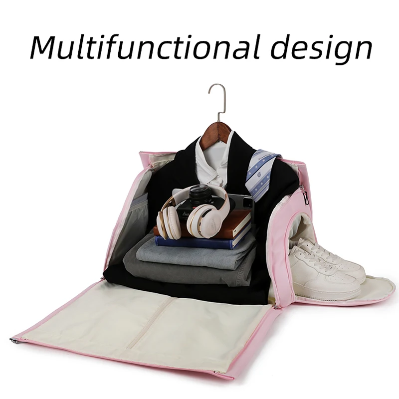 Bolso deportivo de lona cruzado con bolsillo para viaje y gimnasio - imagen 2