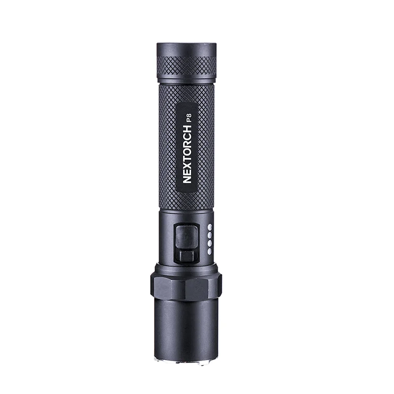 Nextorch-linterna de alta potencia P8, antorcha de alto brillo, recargable, antorcha táctica edc, servicio al aire libre, camping - imagen 3