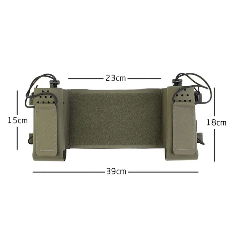 Chaleco táctico Airsoft para exteriores, Kit de extensión para colgar en el pecho, funda de Radio 1 MK3 MK4 D3CRM - imagen 4