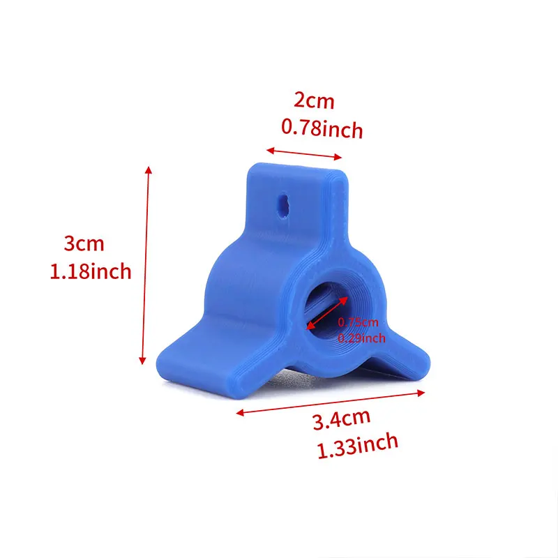 Flecha Nock herramienta de ángulo correcto Material PLA para arco compuesto flechas tiro con arco ajuste flecha cola tiro caza práctica objetivo - imagen 3