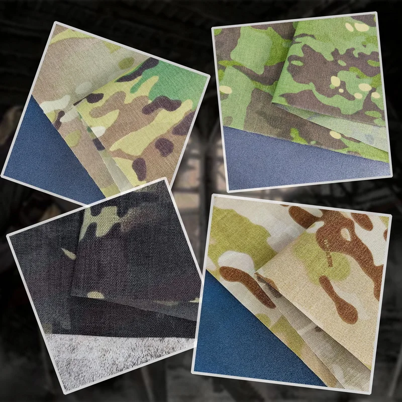 Tela táctica impermeable resistente al IR de camuflaje 500D Nylon 66 Ripstop, 150cm de ancho por yarda para equipo al aire libre - imagen 4