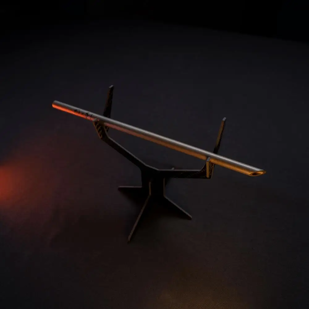 Marco oscilante de cuchillo con marco de exhibición Edc de fibra de carbono - imagen 3