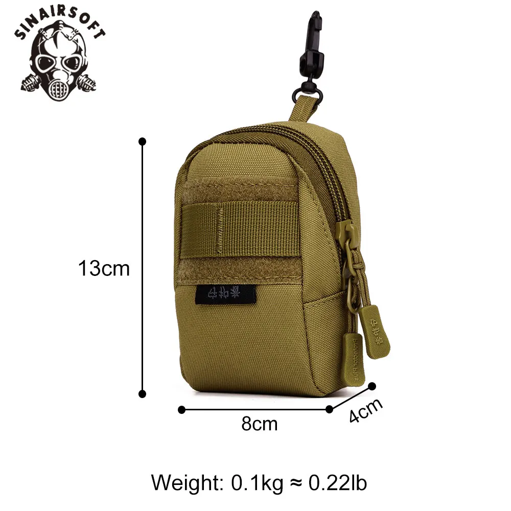 SINAIRSOFT-bolsa táctica Molle para teléfono de 4,5 pulgadas para hombre, Mini bolsa de herramientas para exteriores, kit de herramientas para deporte, Camping, senderismo, accesorios - imagen 2