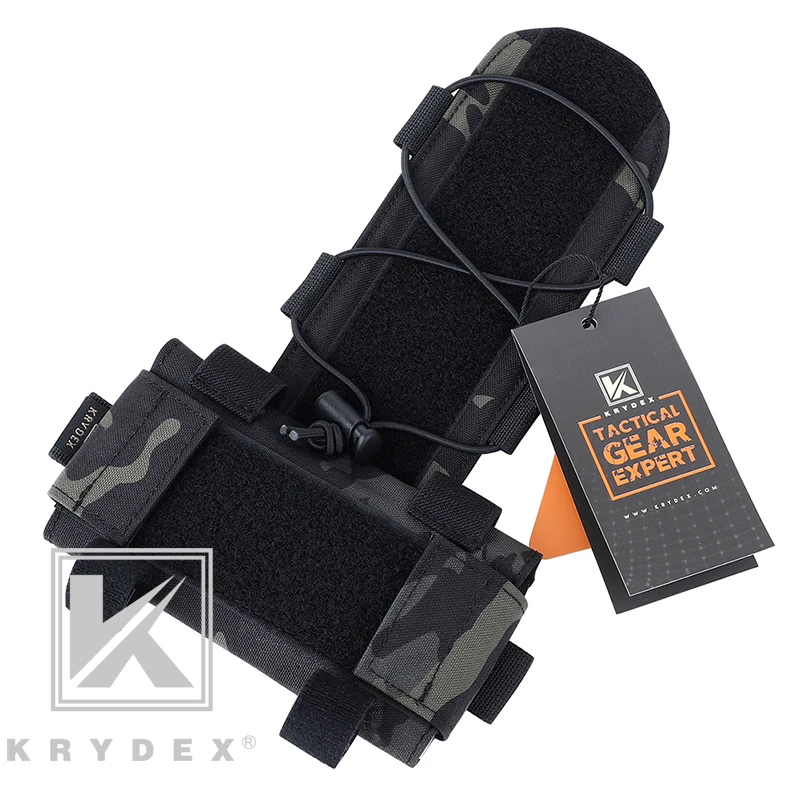 KRYDEX MK1 bolsa de batería táctica para casco de combate accesorio almacenamiento sistema de retención contrapeso GPNVG-18 caja de batería - imagen 5