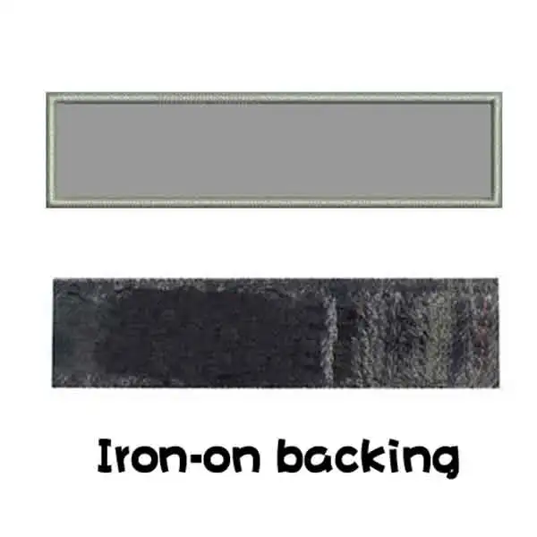 gray IRON-ON