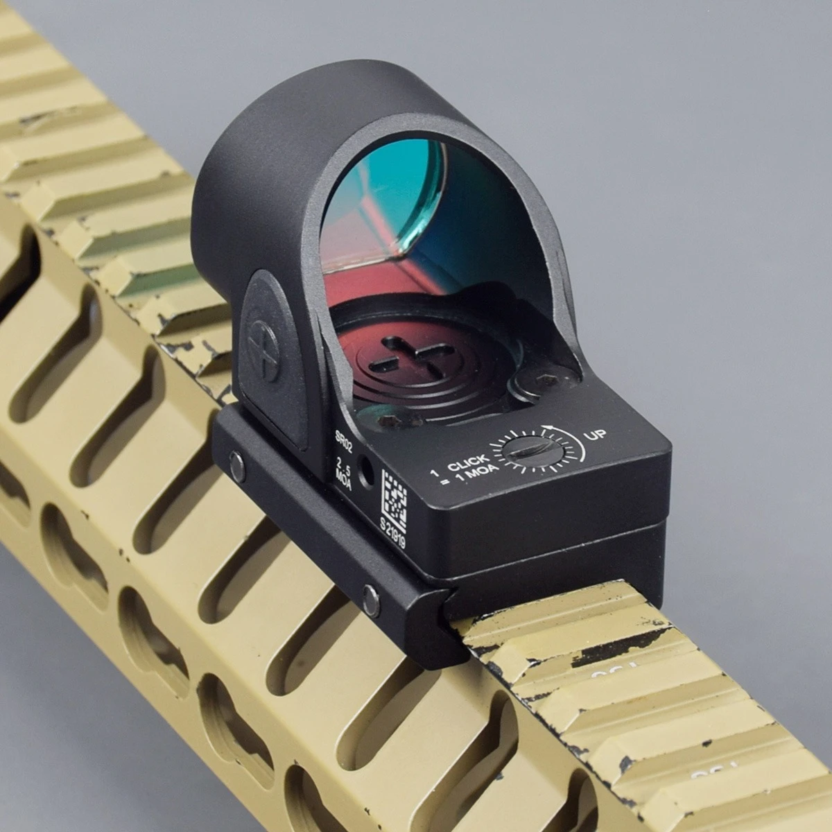 Mira telescópica táctica SR Red Dot RM, óptica de punto rojo, colimador compatible con riel de 20mm, mira para Rifle RMT para caza Airsoft con logotipo, nuevo - imagen 4