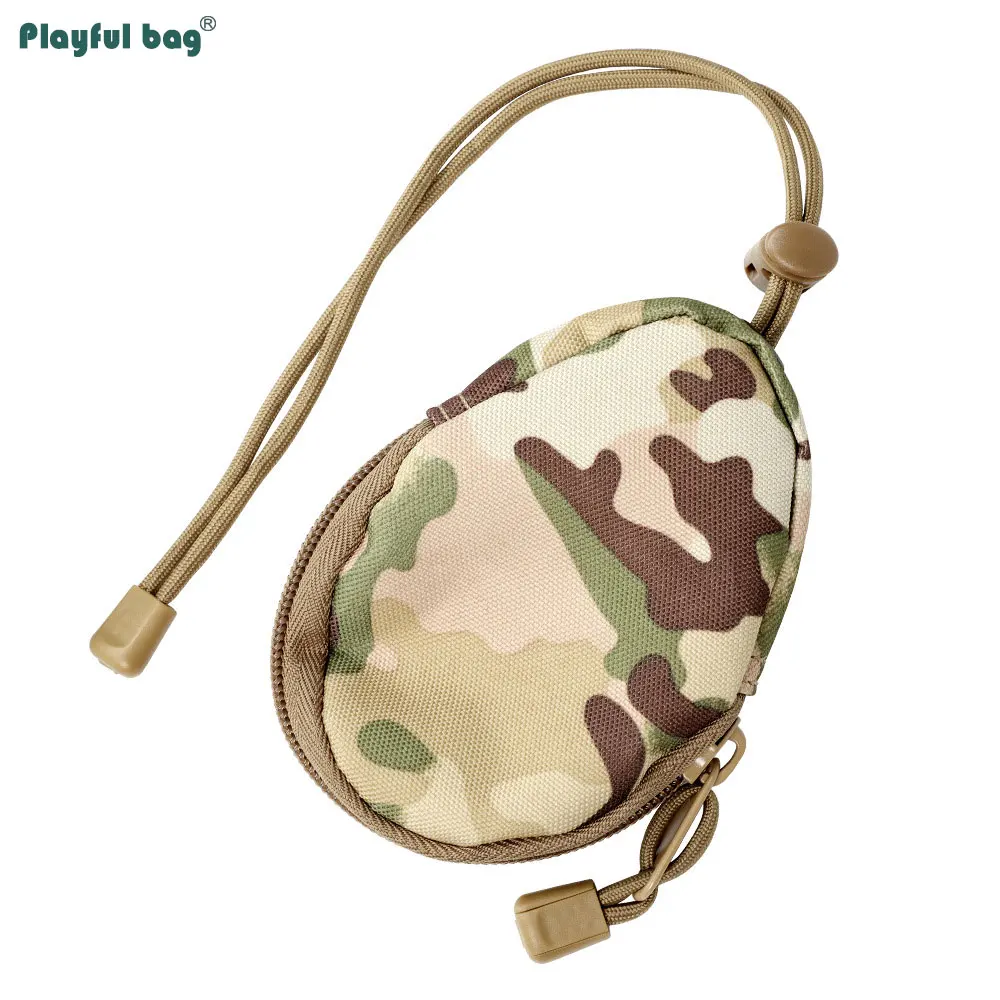 Bolsa de transporte retráctil con cordón para llaves, paquete pequeño de camuflaje portátil para exteriores, AVA283 - imagen 5