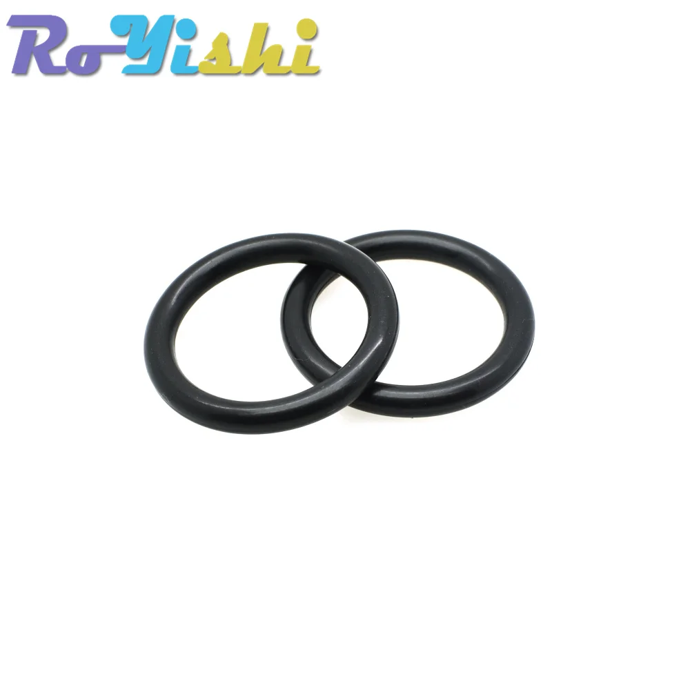 Anillo redondo de plástico para ropa, prendas de vestir, zapatos, mochila, piezas de bolsa al aire libre, accesorio, 5 unids/lote por paquete - imagen 4