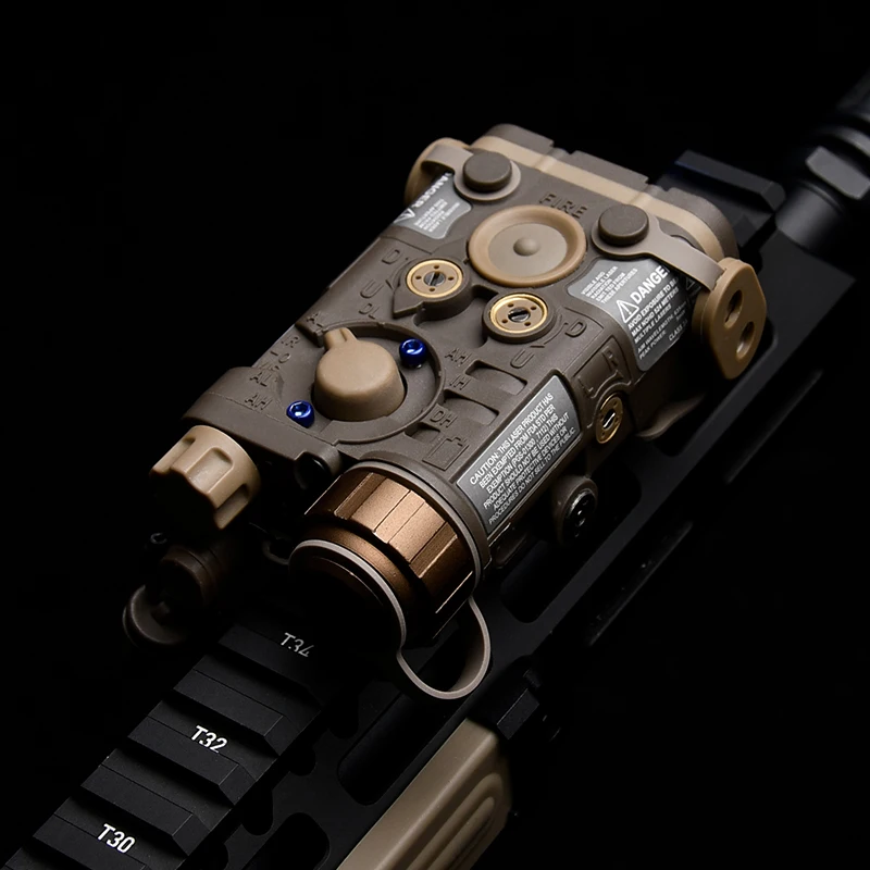 Airsoft NGAL láser nuevo NGAL Nylon rojo/verde/azul infrarrojo puntería luz estroboscópica LED blanca enchufe LA23 con interruptor de almohadilla de presión - imagen 3