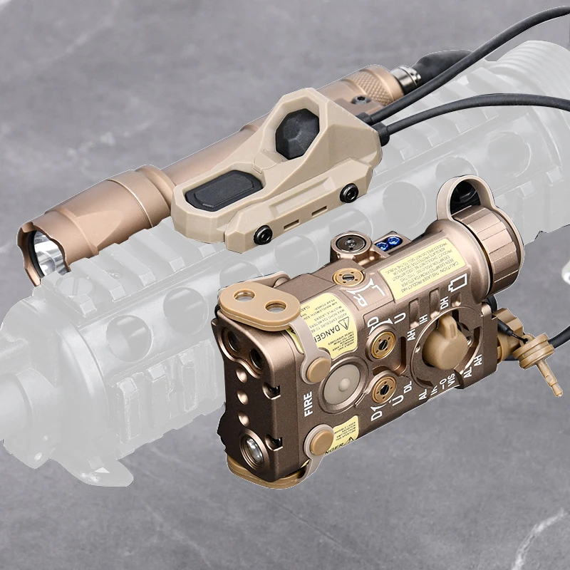 WADSN Surefir SF Metal NGAL rojo verde azul IR Dot luz estroboscópica blanca M300 M600 linterna lámpara de caza Airsoft Scout Accesorios - imagen 3