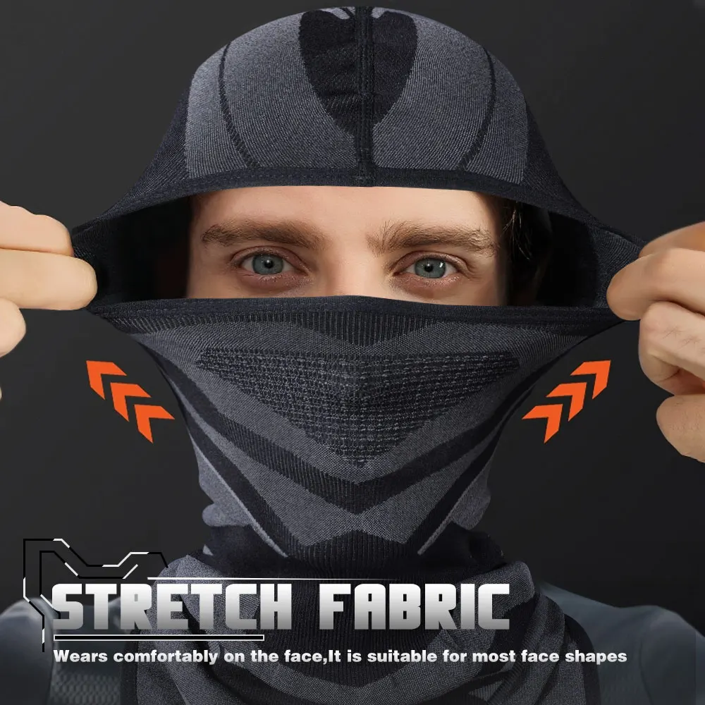 Pasamontañas máscara facial completa casco transpirable forro sombrero pañuelo para la cabeza bicicleta al aire libre montar ciclismo equipo deportivo - imagen 3