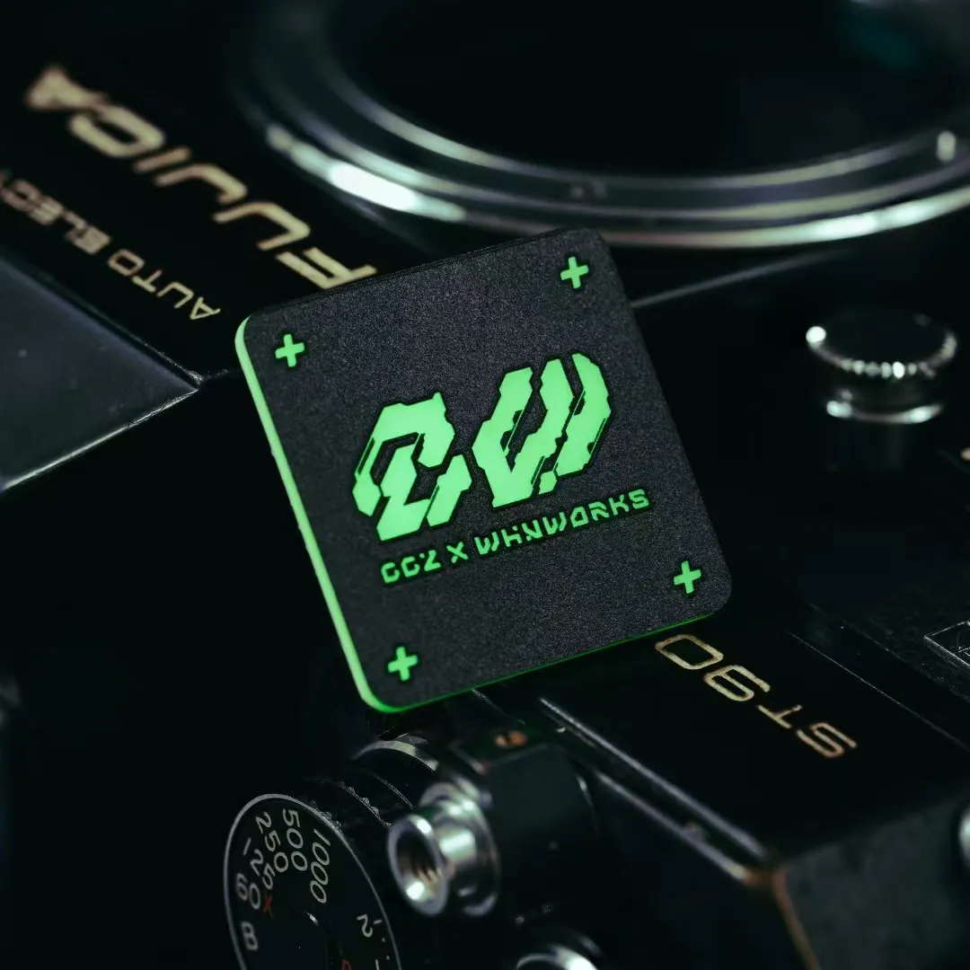 Ggz× whyworks parche luminoso de oreja de rana, insignia táctica para decoración de bolso de ropa, Capítulo de identificación de viento funcional - imagen 3