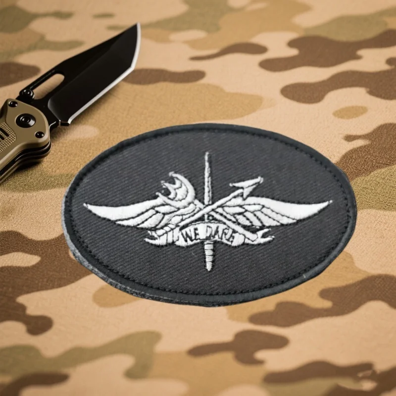 Parche bordado táctico para ropa, insignia de moral, gancho, parches militares, pegatinas para mochila, brazalete - imagen 5