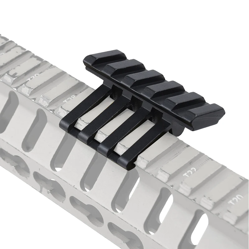 Montaje lateral de riel compensado de 45/30 grados, Metal para riel Picatinny de 20mm, Rifle AR15, mira táctica de punto rojo, linternas, montaje de alcance - imagen 3