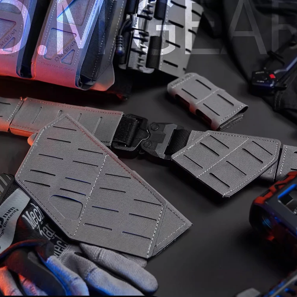 Accesorio táctico ligero multidireccional en ángulo de múltiples filas Molle adaptador placa de zócalo cinturón