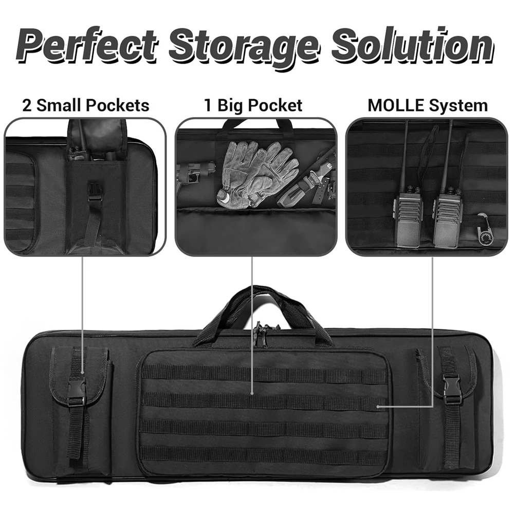 Funda blanda táctica para rifle y escopeta – Bolsa de transporte - imagen 4