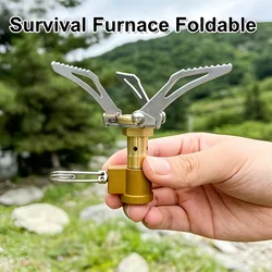 HT-3000T estufa de gas titanio plegable para camping y senderismo