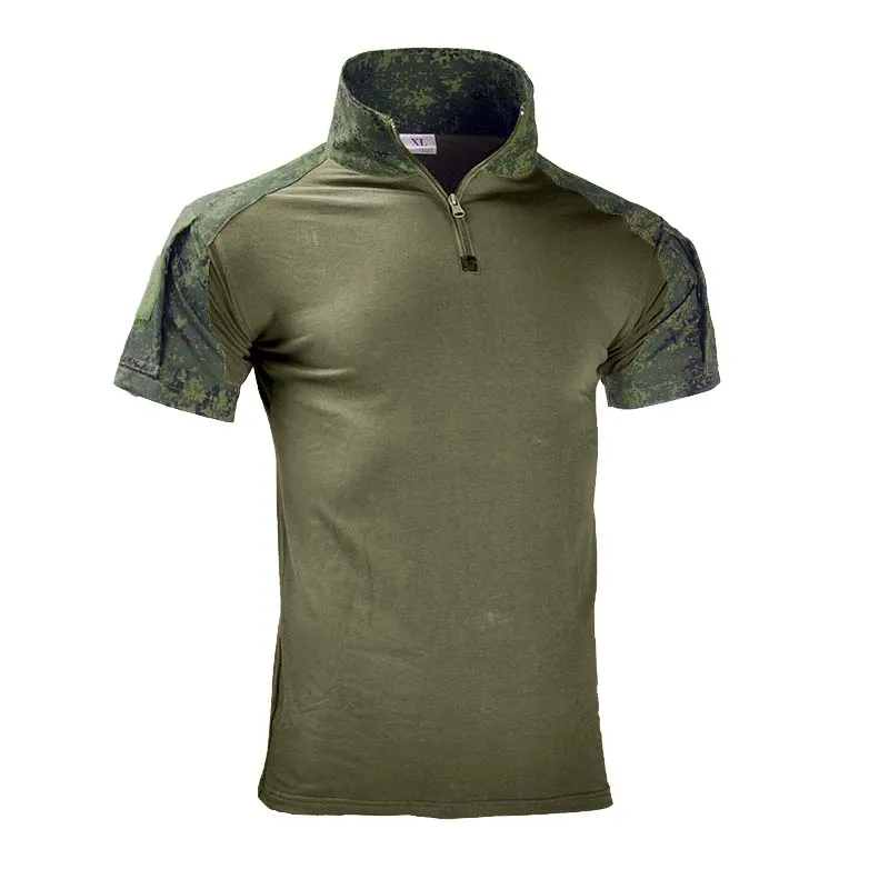 Camiseta militar táctica al aire libre para hombre, camisetas transpirables de ee. Uu., camisas de combate del ejército, camisas de caza de camuflaje para hombre, camisetas para acampar y senderismo - imagen 3