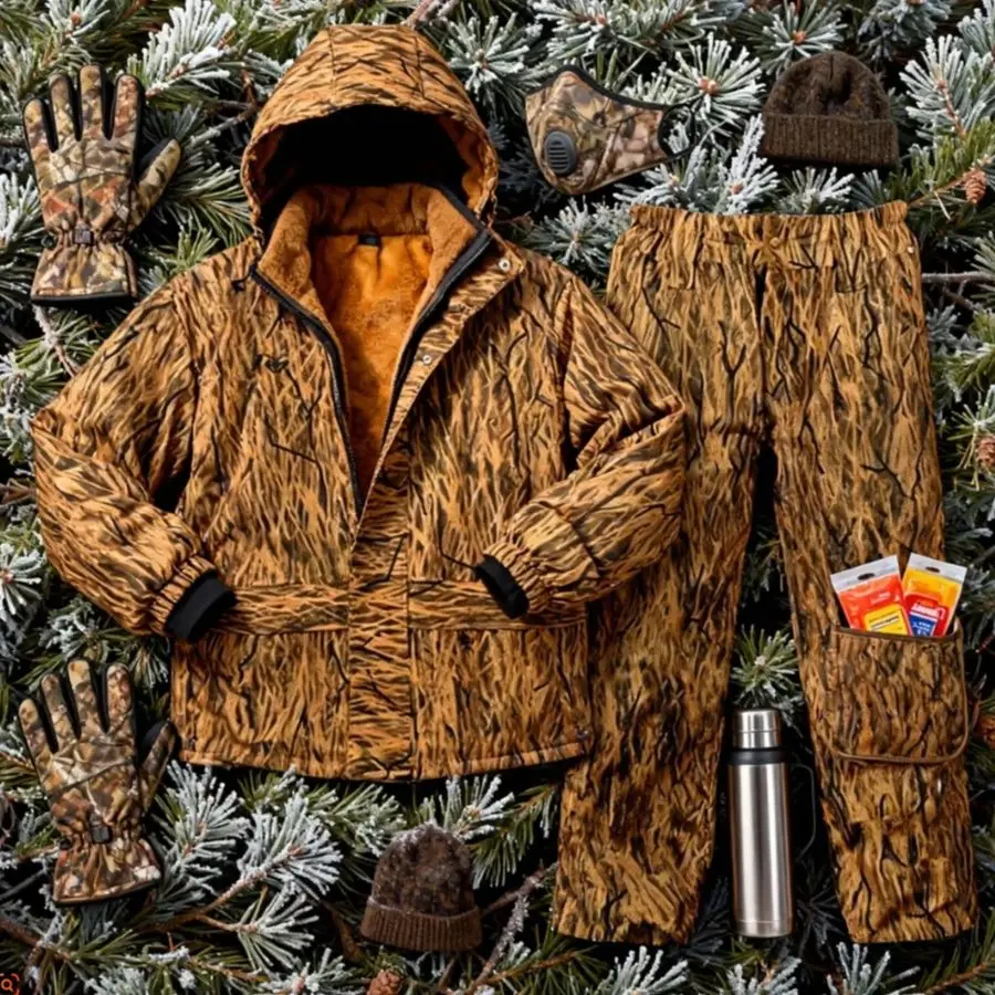 Traje camuflaje hierba otoño-invierno – Caza y pesca exterior - imagen 2