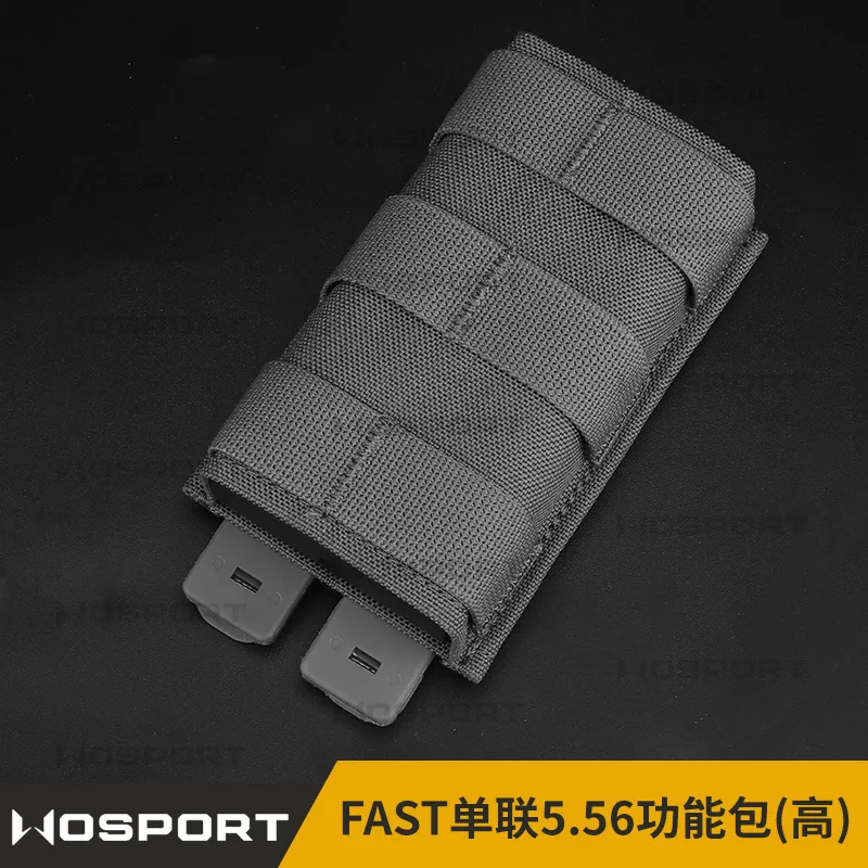 WOSPORT FAST Paquete de funciones de enlace único 5.56 (alto) Chaleco táctico expandido MOLLE equipado mate - imagen 2