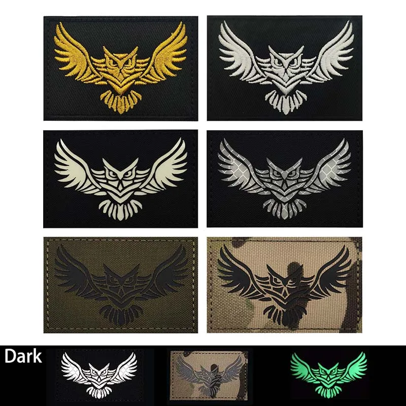Parche reflectante bordado emblema moral – Táctico para mochila y uniforme - imagen 3