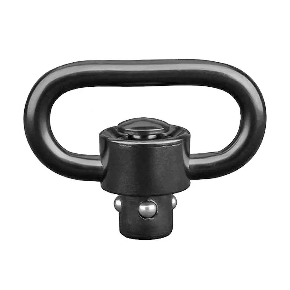 Adaptador de botón giratorio de eslinga de alta resistencia, punto de amarre de rotación QD, accesorios de caza de 1,25 pulgadas, 1 unidad/2 unidades/lote - imagen 2