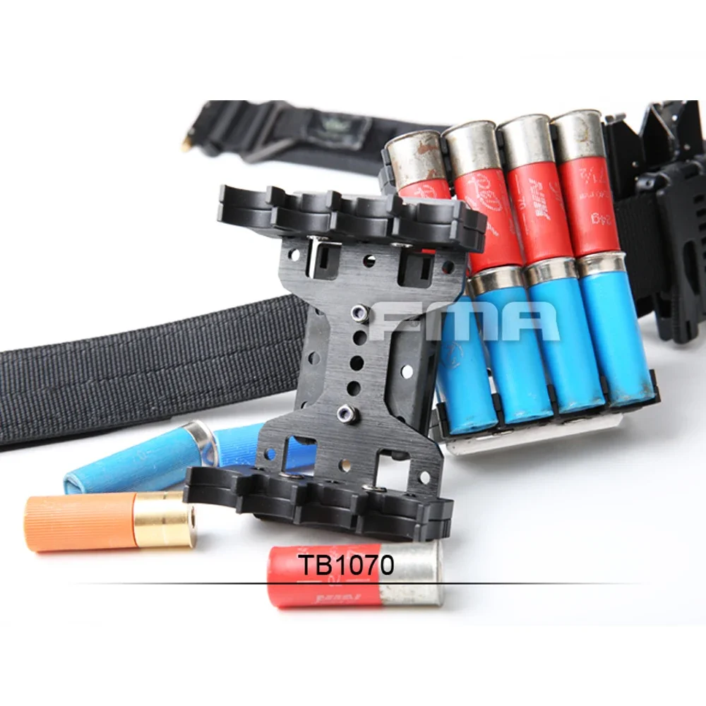 Portaobjetos TB-FMA, nueva serie 8Q, práctico escopeta, calibre 12, soporte para cinturón, negro, para equipo de pistola de caza - imagen 2